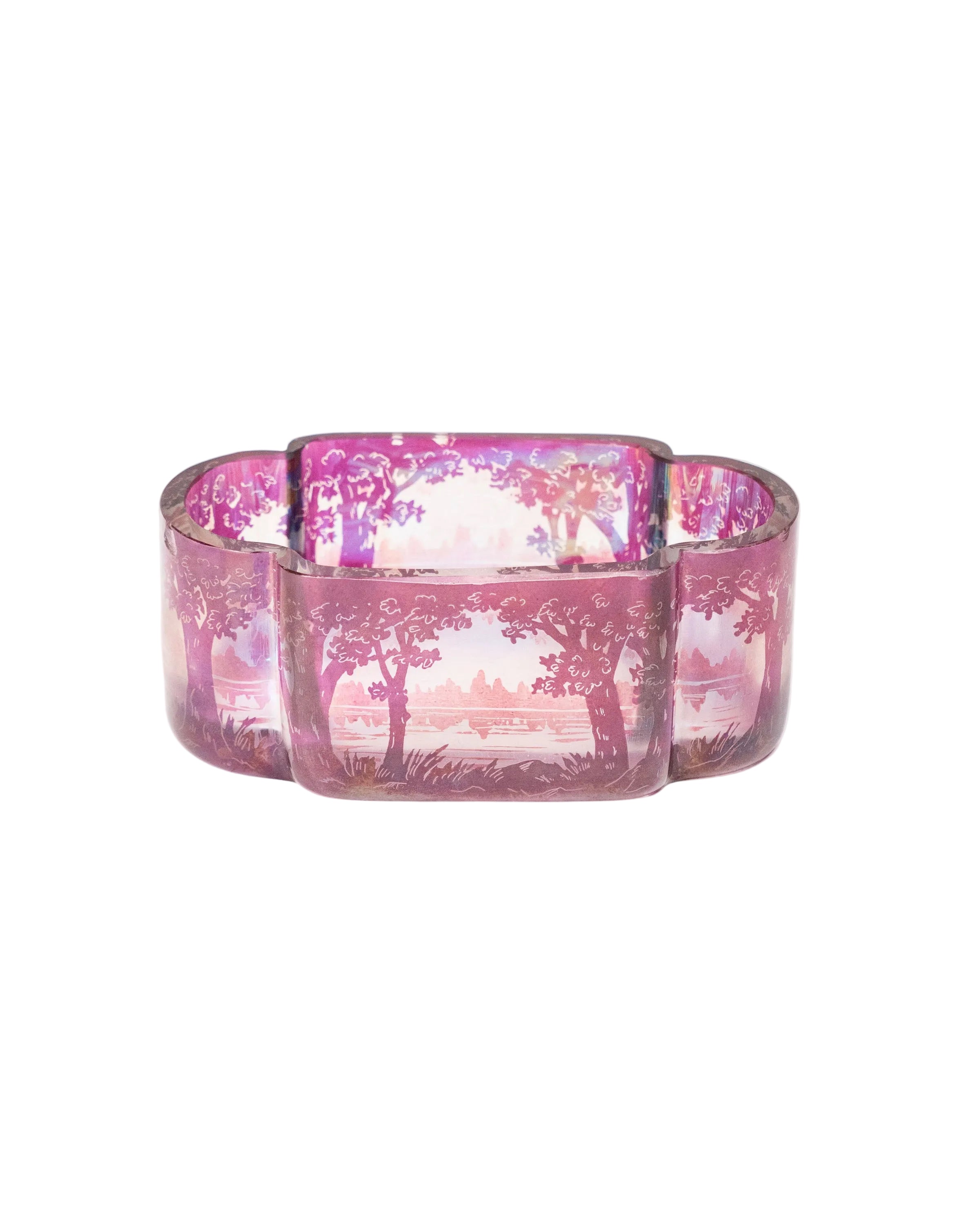 Bol en verre iridescent – École de Nancy, France, c. 1920