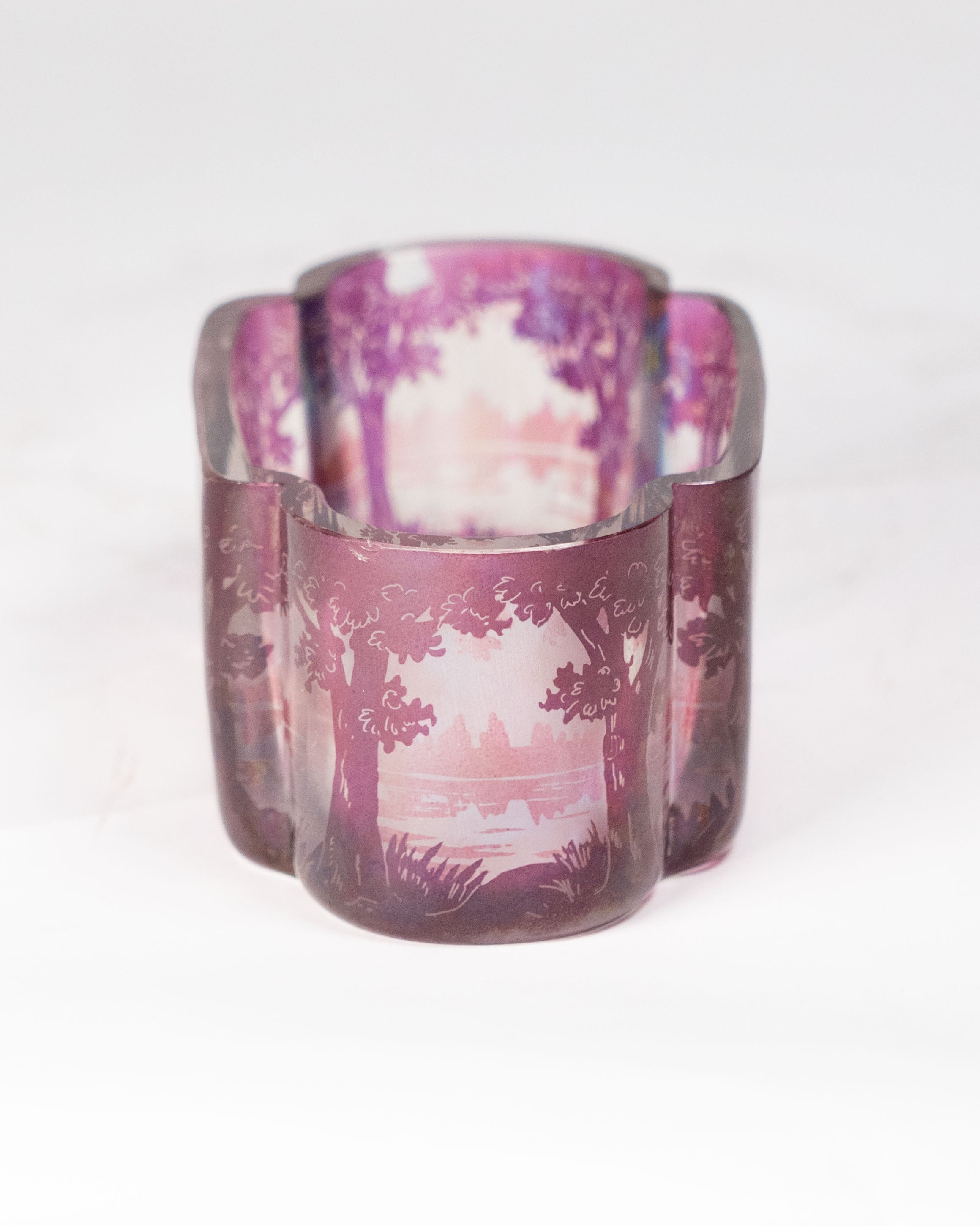 Bol en verre iridescent – École de Nancy, France, c. 1920