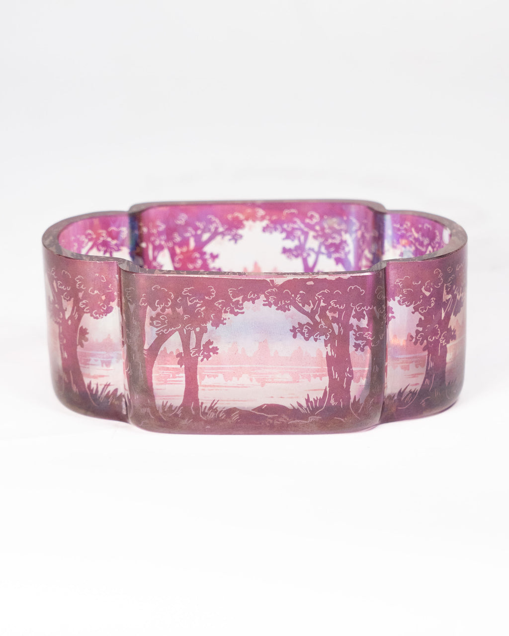 Bol en verre iridescent – École de Nancy, France, c. 1920
