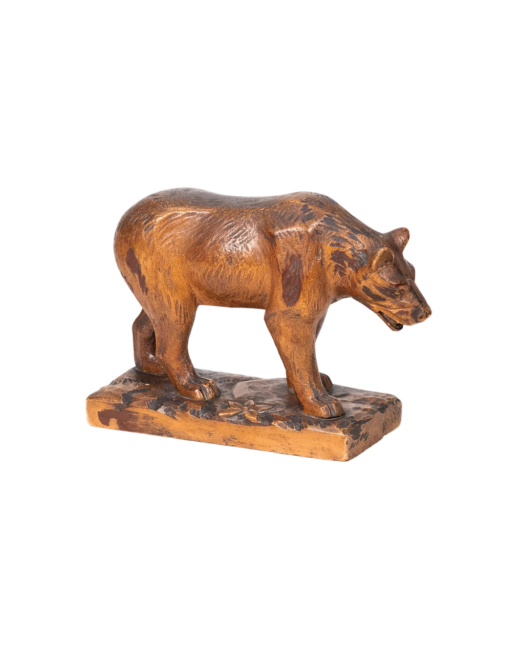 Ours sculpté sur bois – Attribué à Jean-Baptiste Côté (1832–1907)