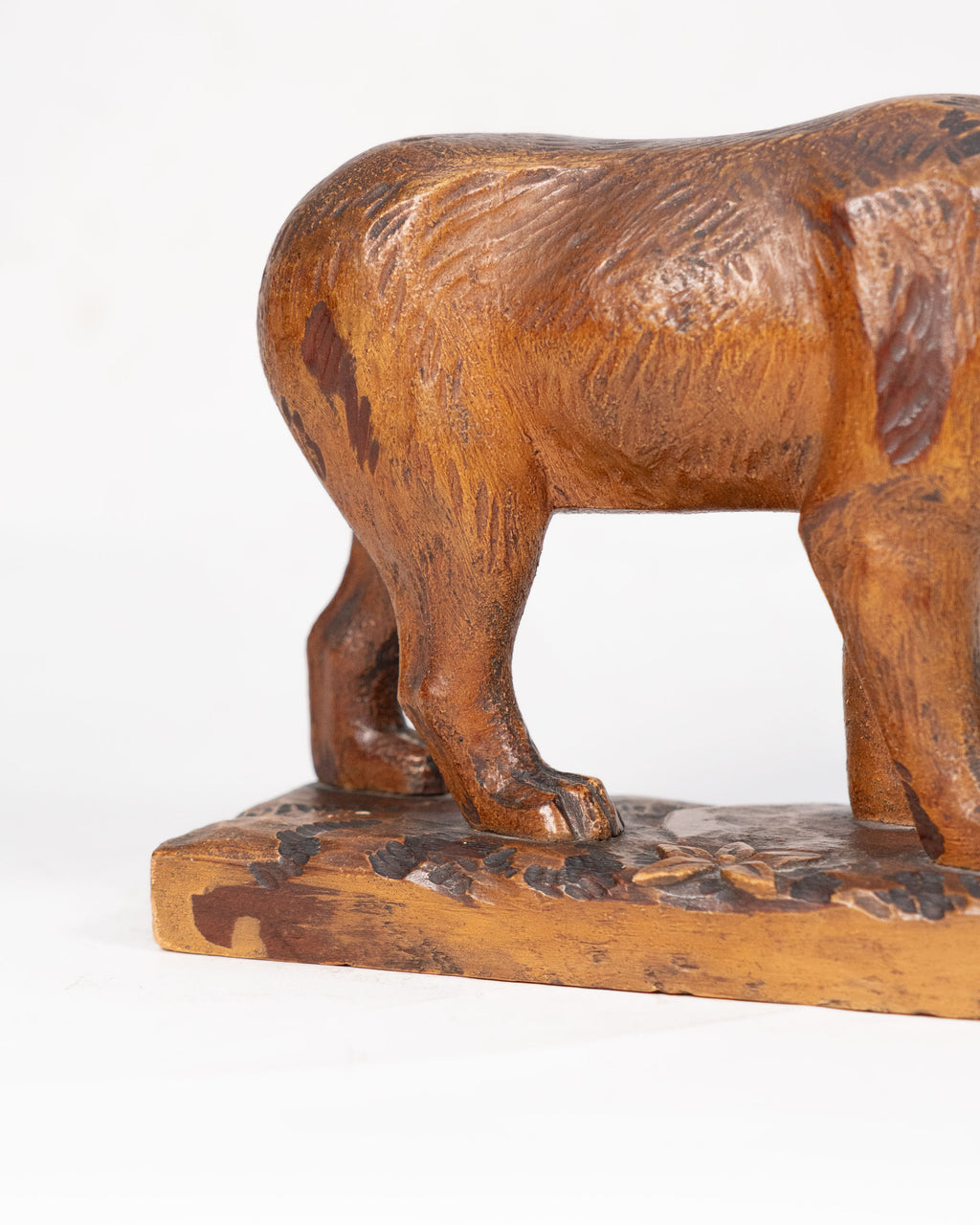 Ours sculpté sur bois – Attribué à Jean-Baptiste Côté (1832–1907)