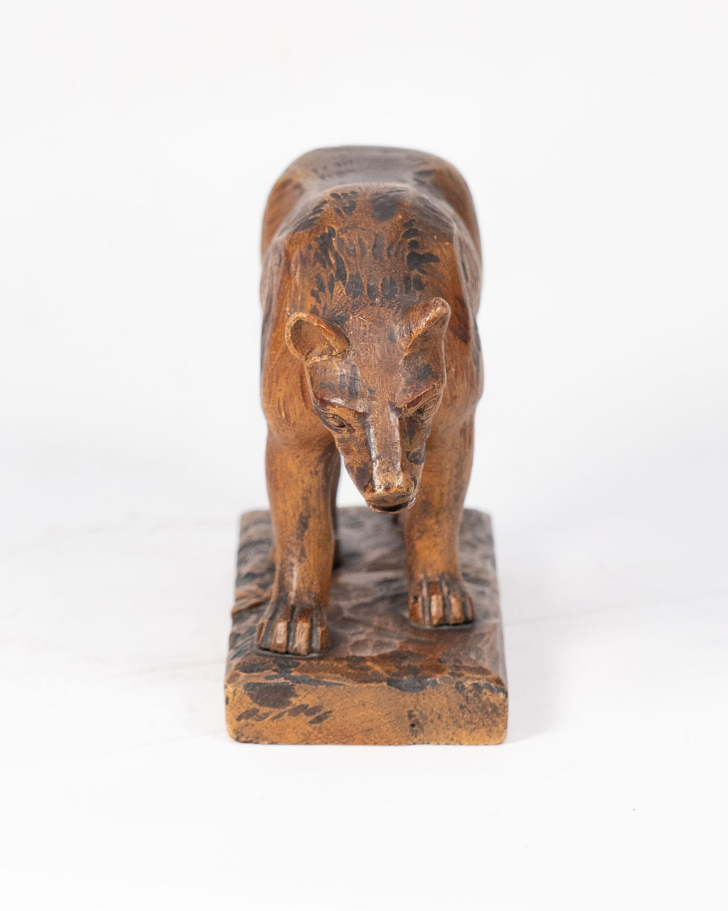 Ours sculpté sur bois – Attribué à Jean-Baptiste Côté (1832–1907)