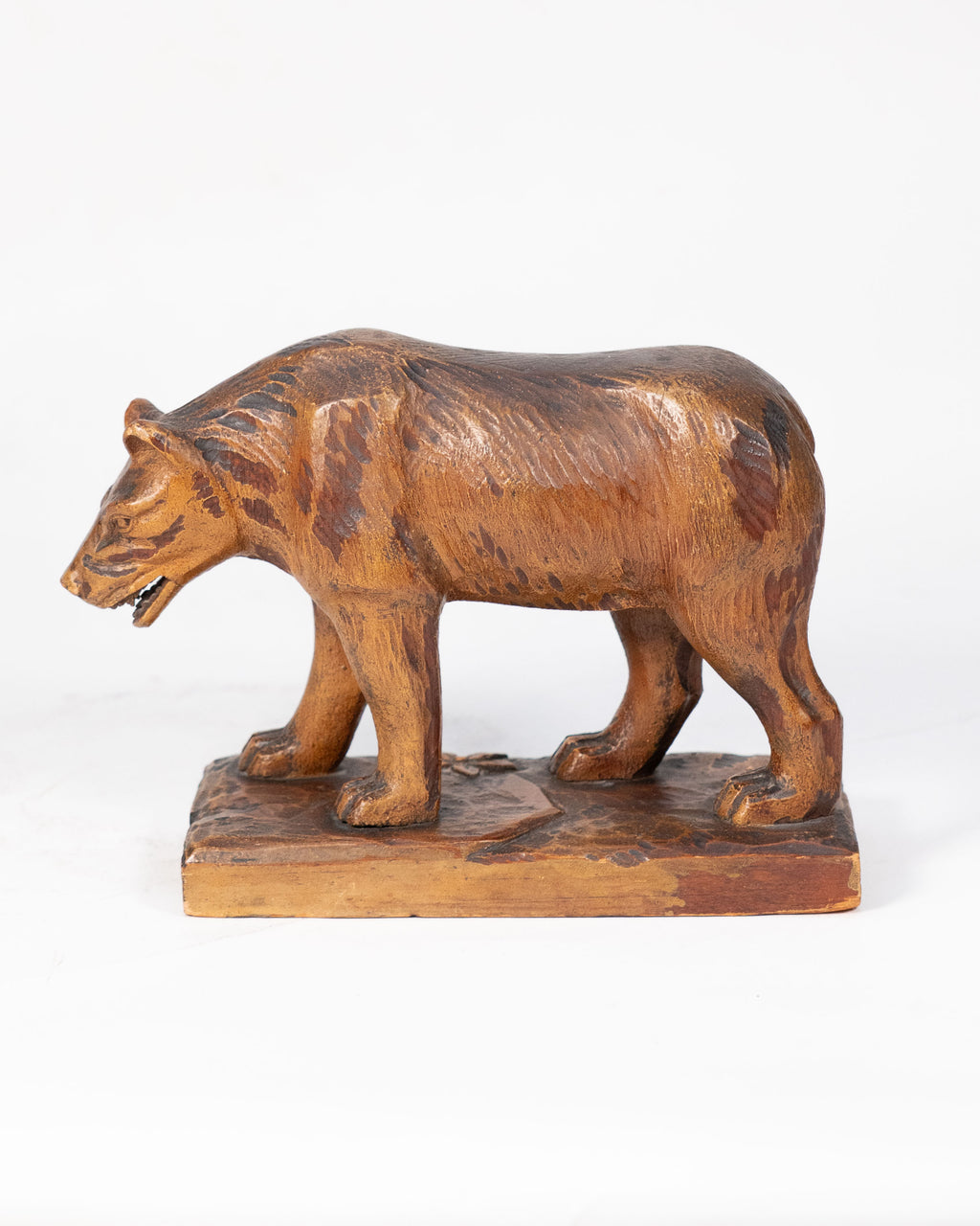 Ours sculpté sur bois – Attribué à Jean-Baptiste Côté (1832–1907)