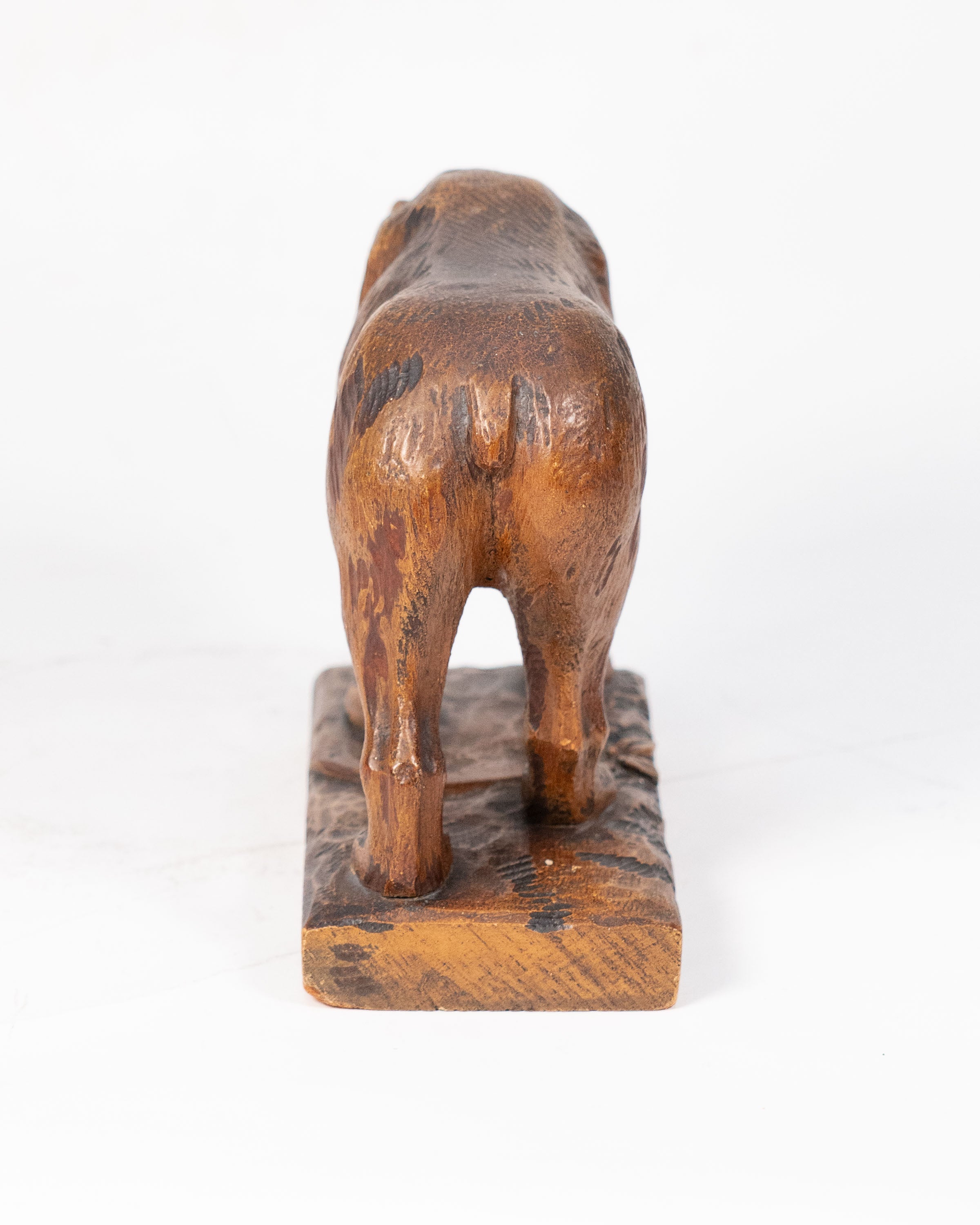Ours sculpté sur bois – Attribué à Jean-Baptiste Côté (1832–1907)