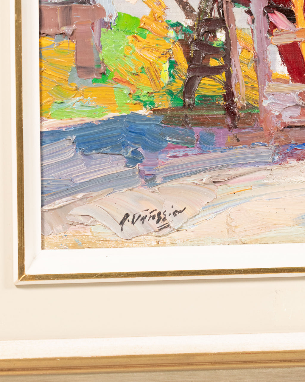 Huile sur toile de lin « Le Voilier » – Armand Tatossian