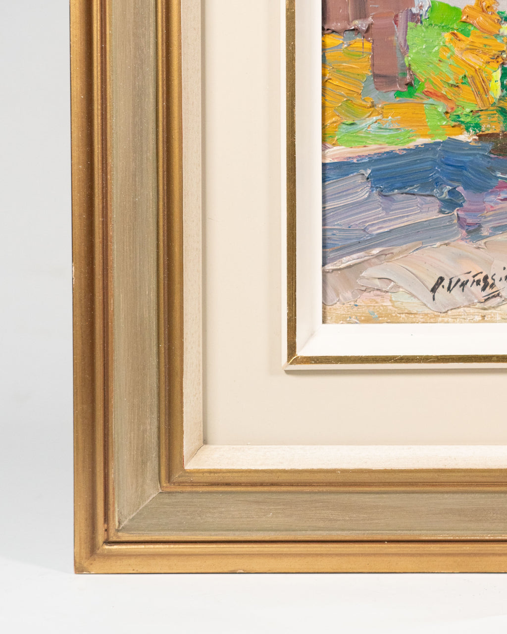 Huile sur toile de lin « Le Voilier » – Armand Tatossian