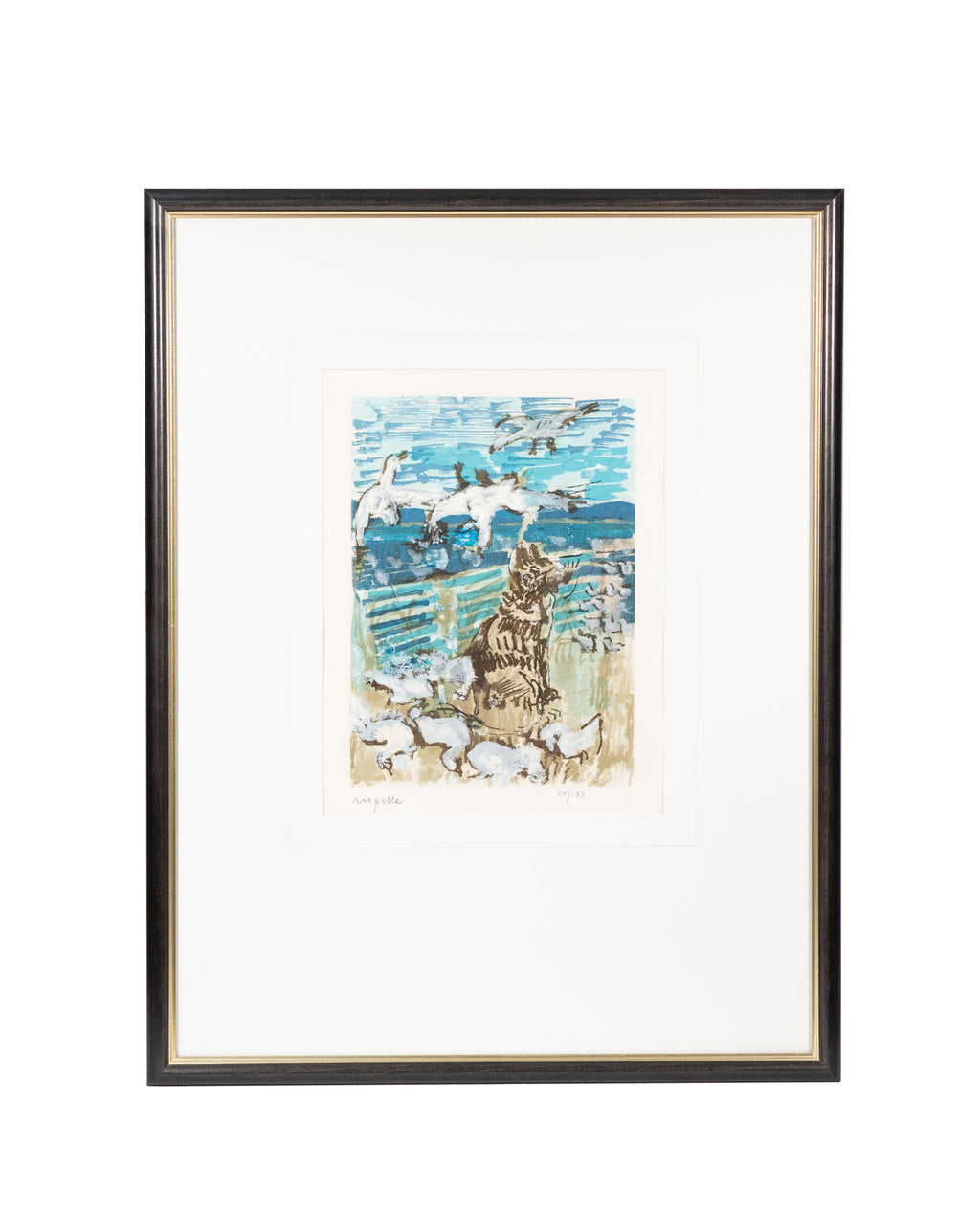 Sérigraphie Bord de l'eau - Jean-Paul Riopelle