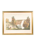 Gravure des Chutes Montmorency – James Pattison Cockburn, circa 1920