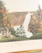 Gravure des Chutes Montmorency – James Pattison Cockburn, circa 1920