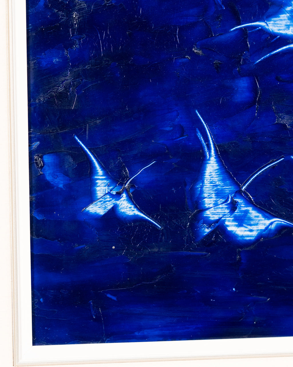 Huile sur toile « Envolée bleue » – Benoît Côté