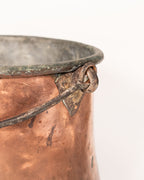 Cache-pot en cuivre forgé - circa 1920