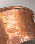 Grand cache-pot en cuivre martelé - Circa 1920