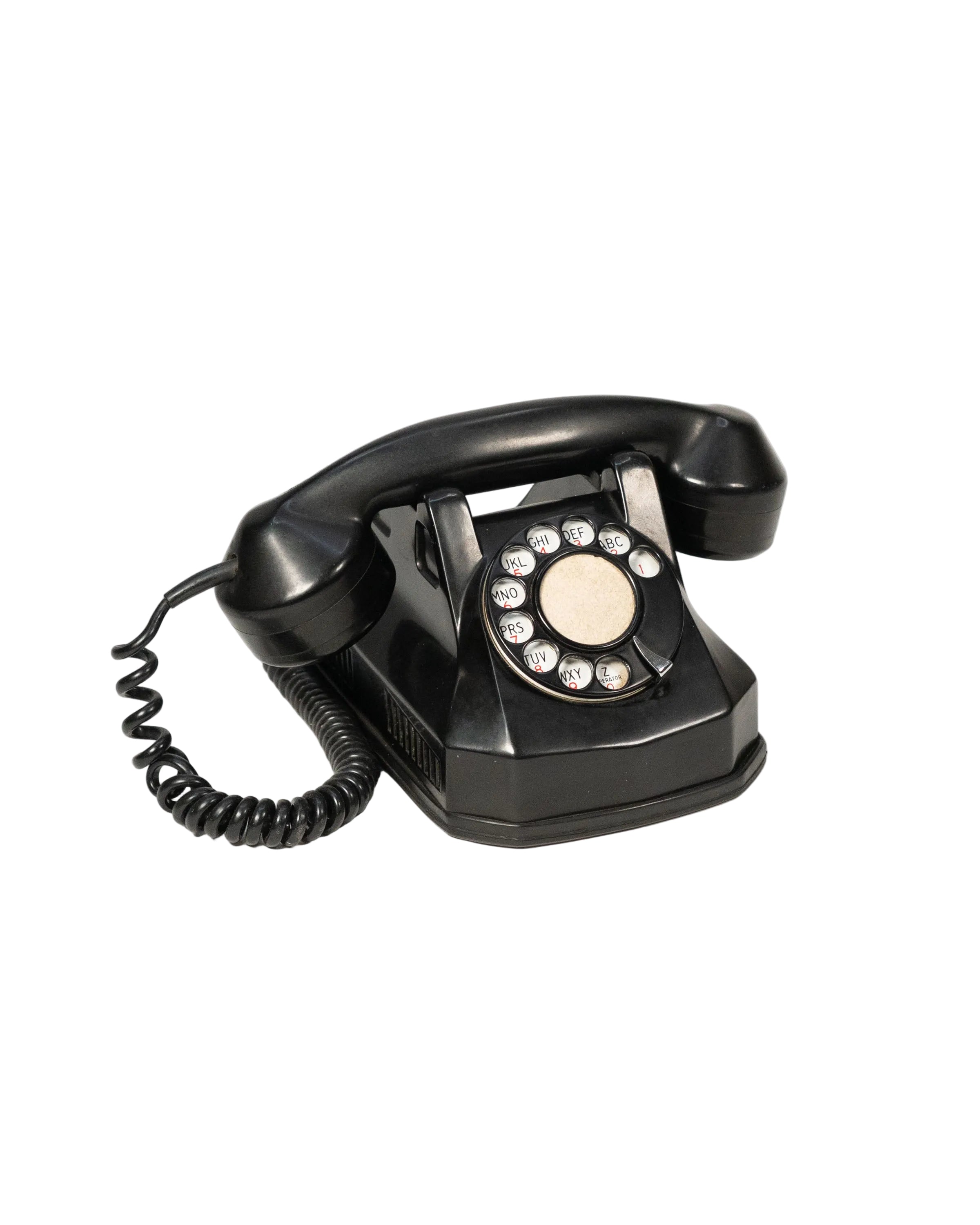 Téléphone à roulette ancien - circa 1940