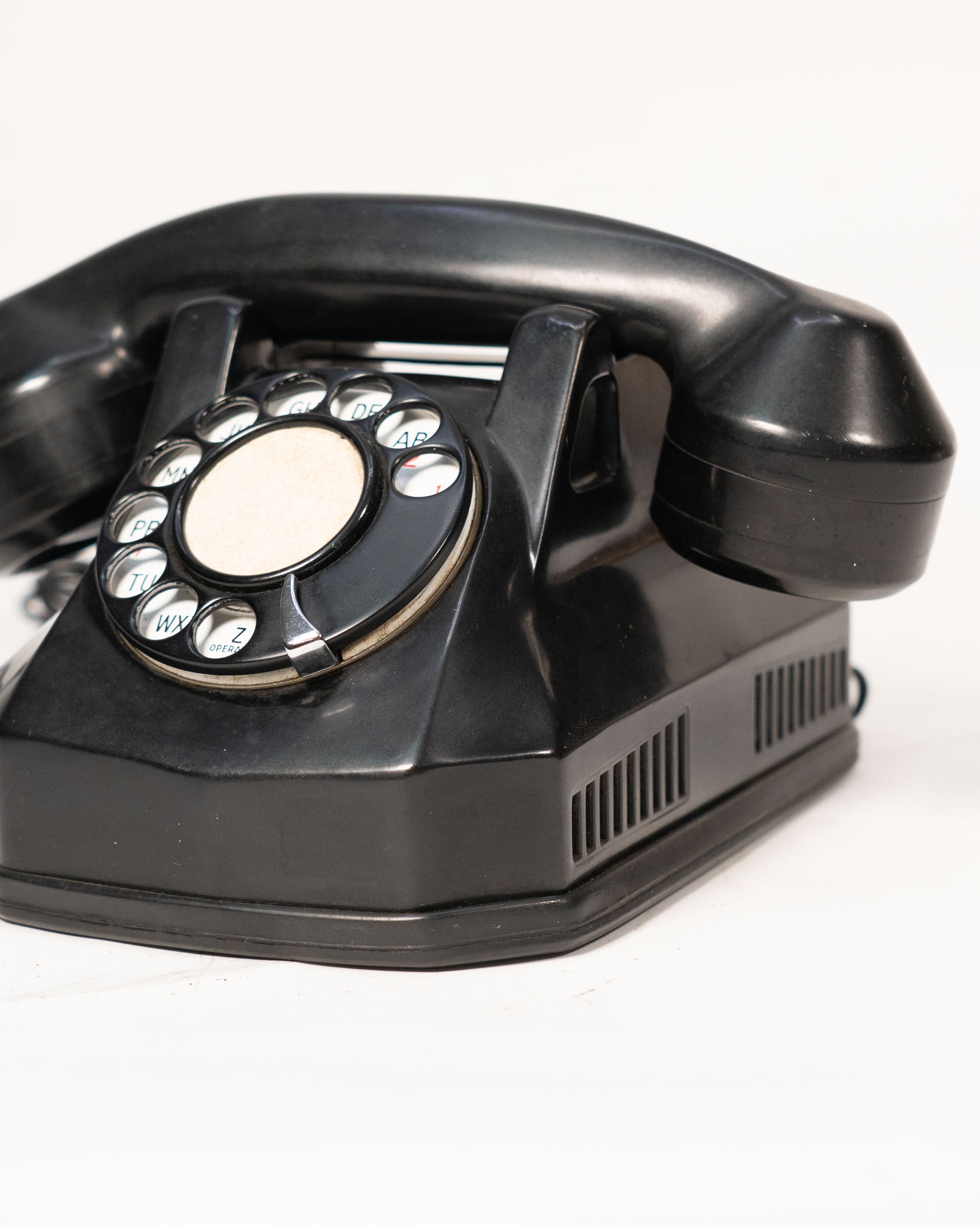 Téléphone à roulette ancien - circa 1940