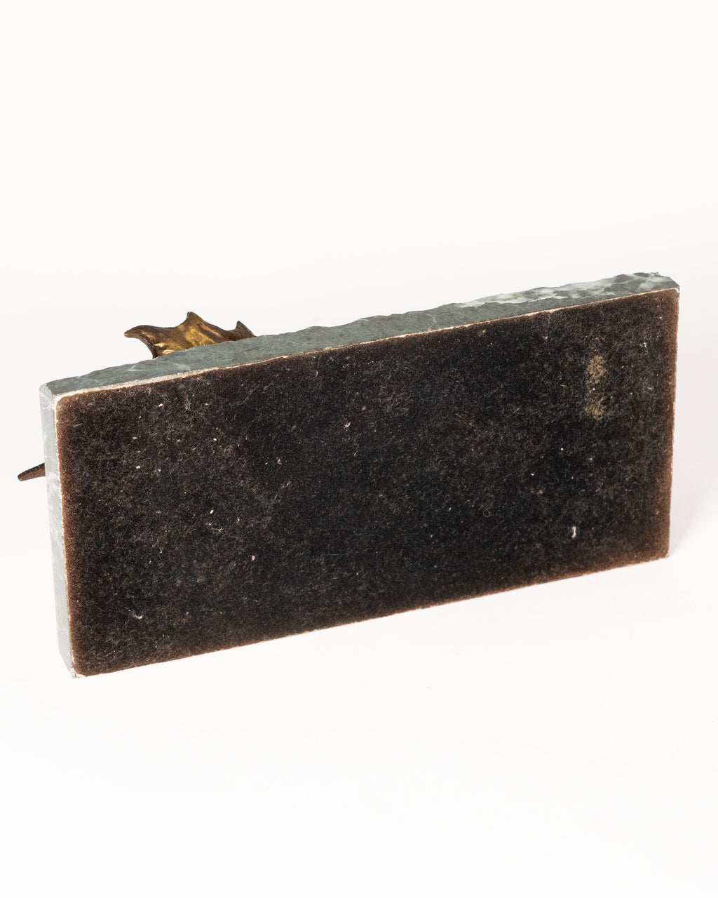 Vide-poche "escargots" en bronze et marbre - vers 1900
