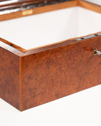 Humidor Dunhill Paris en loupe de noyer - circa 1930