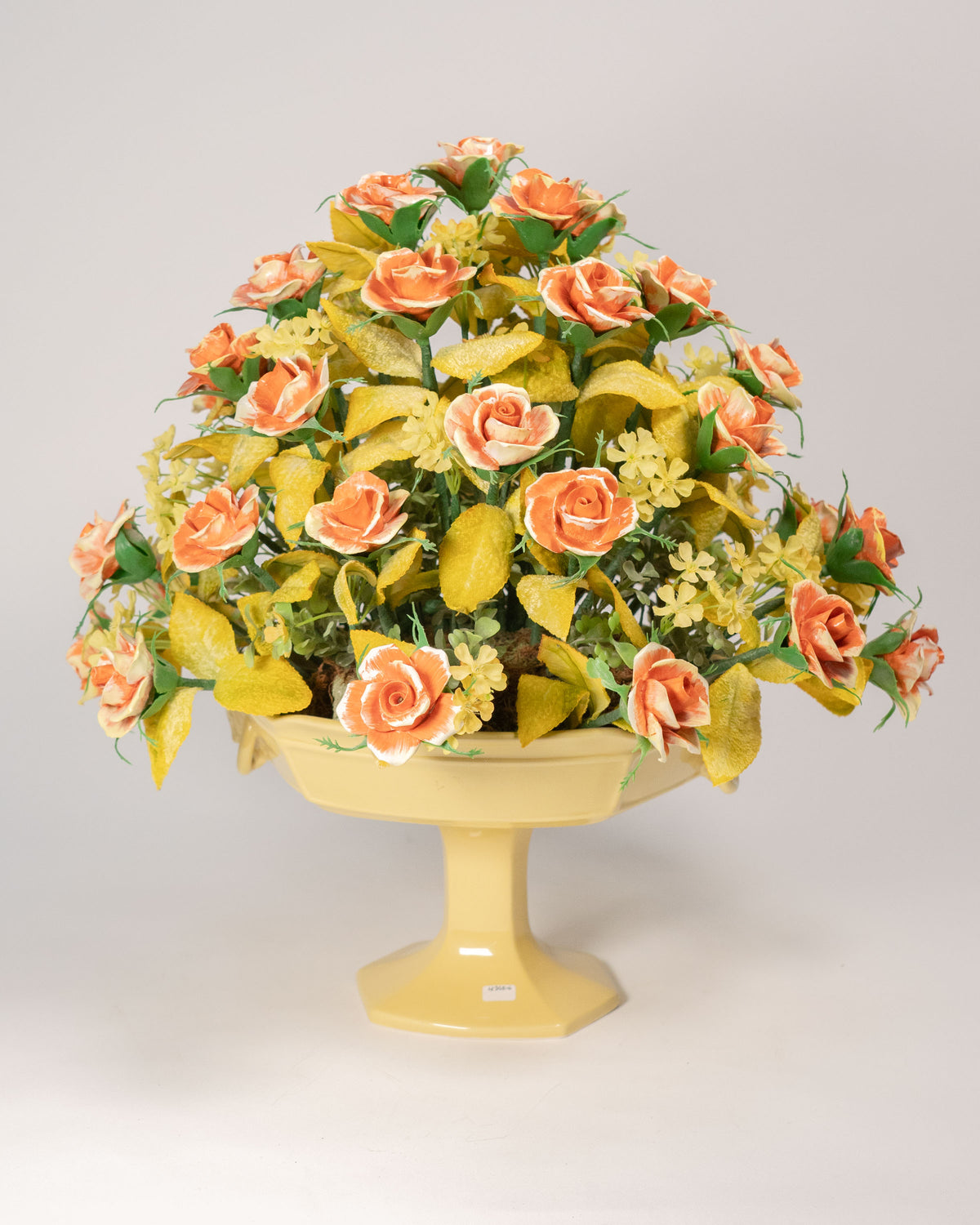 Bouquet floral en porcelaine - circa 1960