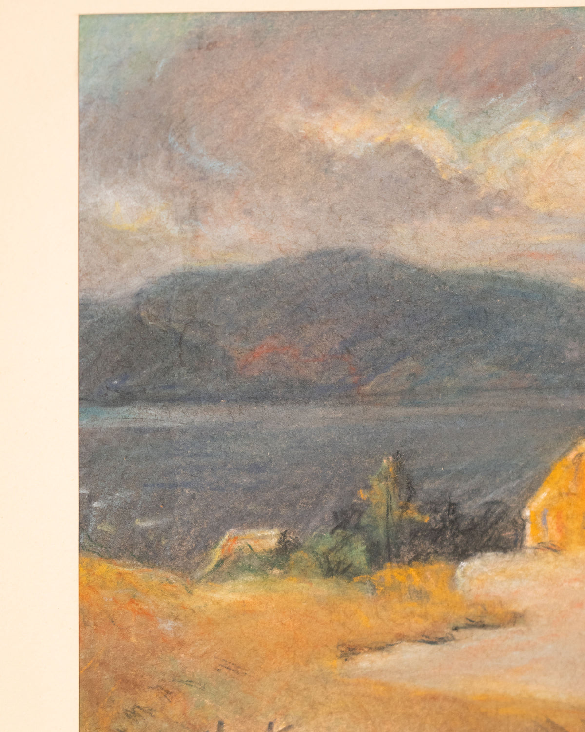 Pastel Chalet à Tadoussac, vers 1900 - Charles Huot