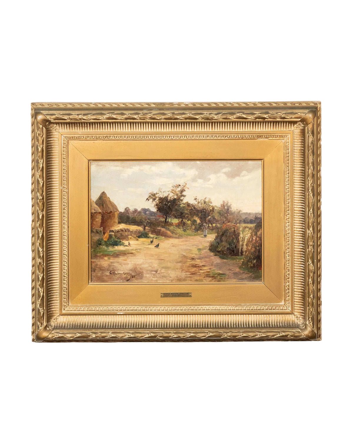Huile Campagne écossaise, circa 1880 - George Whitton Johnstone