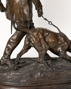 Bronze « Le Valet de limier » - Pierre-Jules Mêne, c. 1910